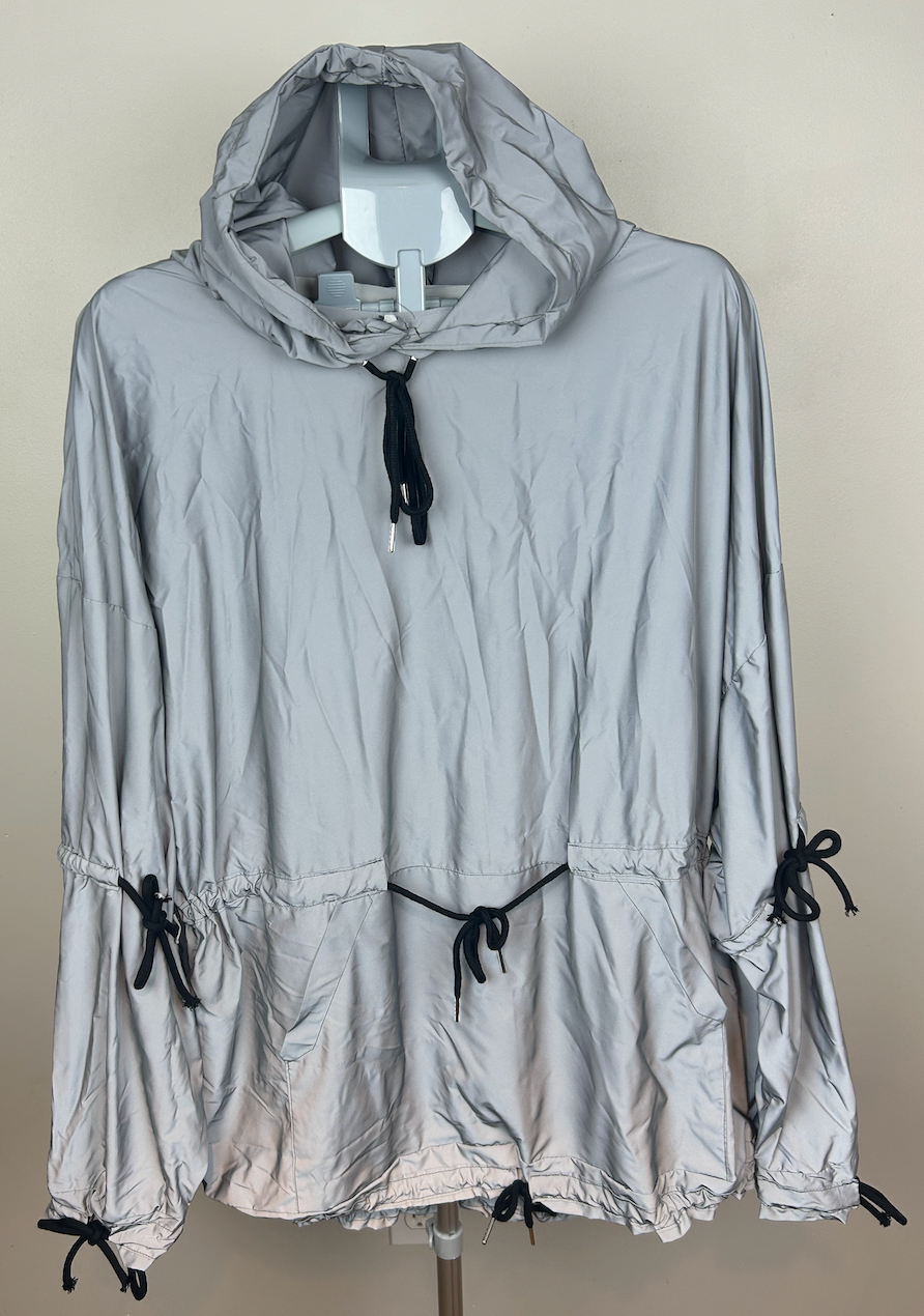 Obsidyx Eclipse Reflective Windbreaker Hoodie