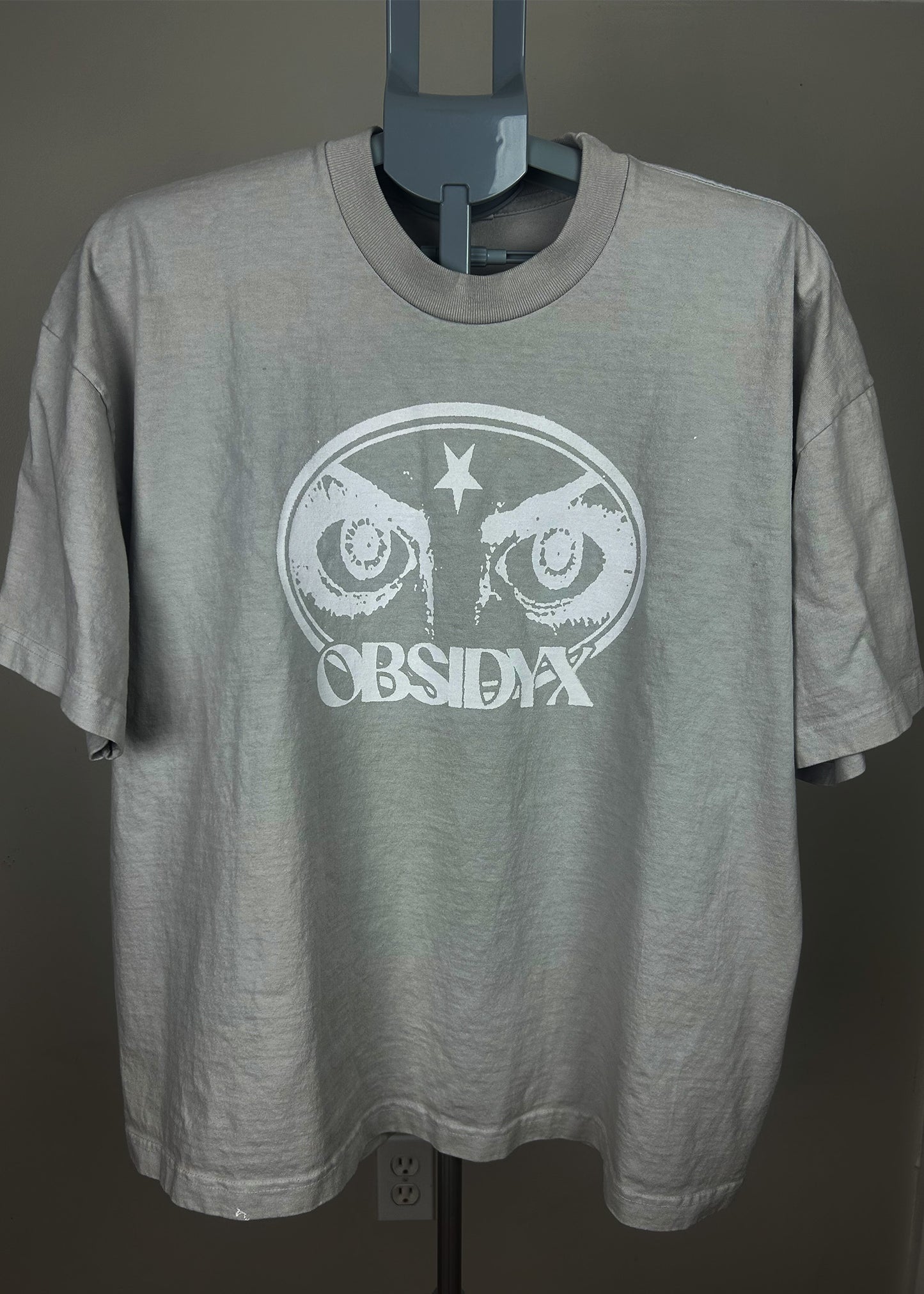 Obsidyx Vision Graphic Heavy Weigh Tee GRY